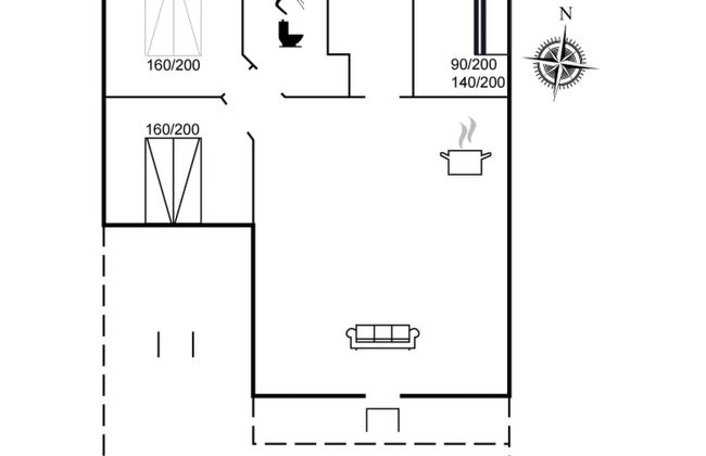 Casa con 3 camere da letto a Toftlund con terrazza - Foto 2