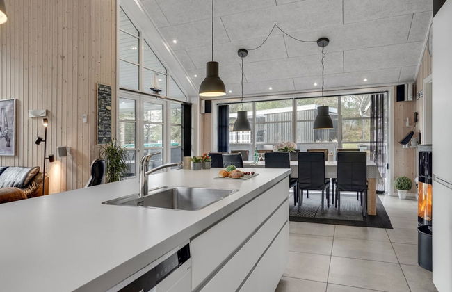 Casa de 5 quartos em Hals com piscina privada e terraço - Foto 12