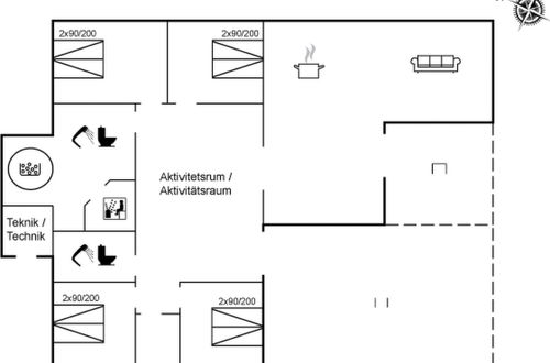 Foto 3 - Casa con 5 camere da letto a Hals con piscina privata e terrazza