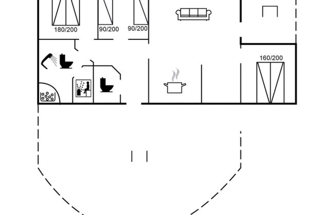 Casa de 3 quartos em Hejls com terraço e sauna - Foto 2