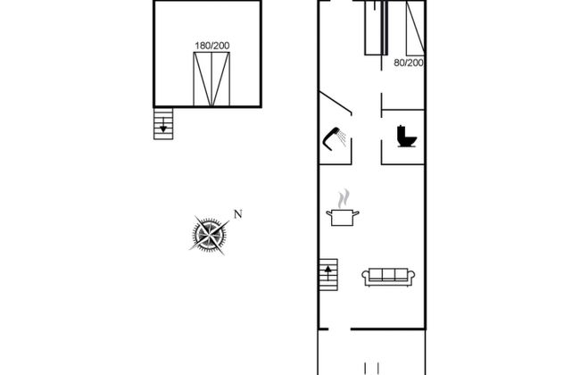 Apartamento de 2 quartos em Brovst com piscina e terraço - Foto 2