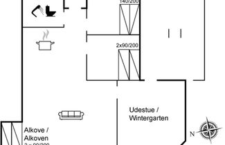 Photo 2 - Maison de 2 chambres à Toftum Bjerge avec terrasse