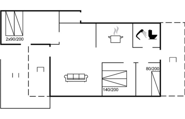 Casa de 3 quartos em Lønstrup com terraço - Foto 13