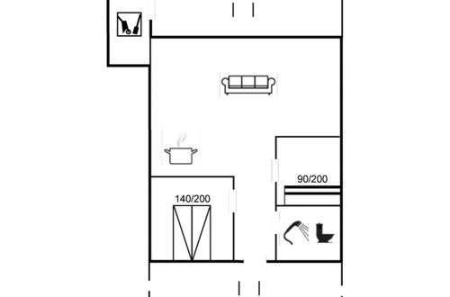 Foto 14 - Casa de 2 quartos em Hemmet com terraço