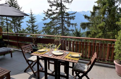 Foto 20 - Apartamento de 1 habitación en Crans-Montana con terraza y vistas a la montaña