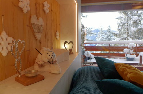 Photo 13 - Appartement de 1 chambre à Crans-Montana avec terrasse et vues sur la montagne