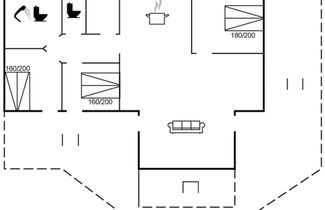 Foto 2 - Casa de 3 quartos em Blokhus com terraço