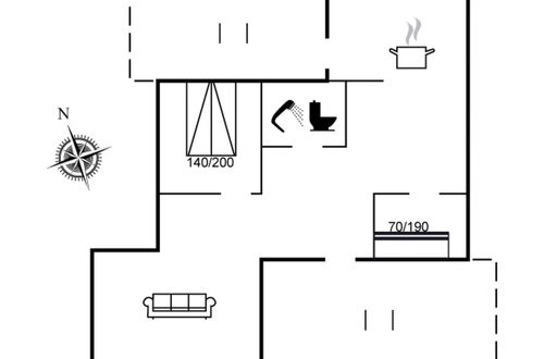 Photo 2 - Maison de 2 chambres à Vejers Strand avec terrasse