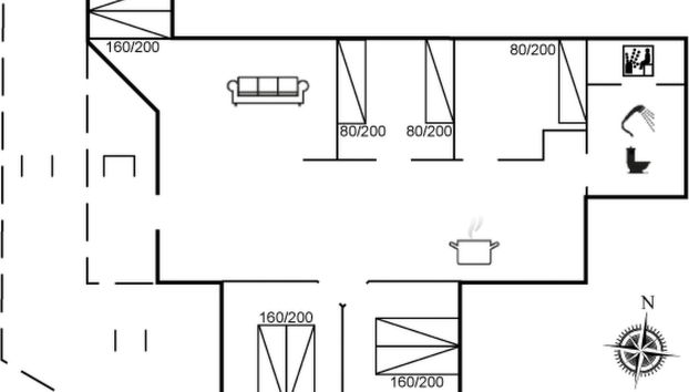 Casa de 3 quartos em Tisvildeleje com terraço e sauna - Foto 2