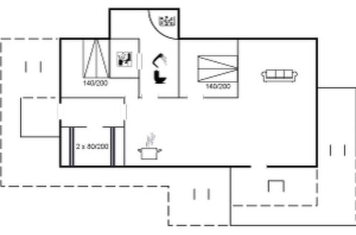 Foto 30 - Casa de 3 quartos em Hvide Sande com terraço e sauna