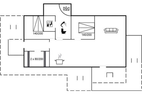 Foto 30 - Casa con 3 camere da letto a Hvide Sande con terrazza e sauna