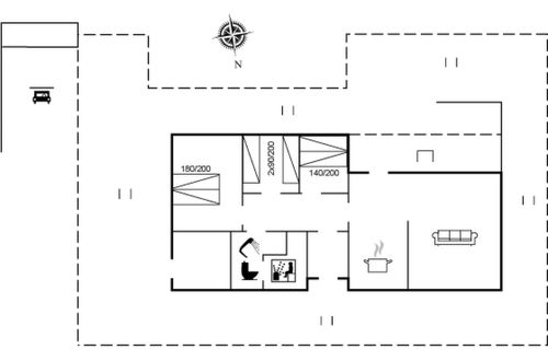 Photo 27 - Maison de 3 chambres à Vejers Strand avec terrasse et sauna