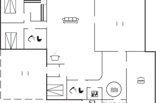 Photo 2 - Maison de 4 chambres à Vejers Strand avec piscine privée et terrasse