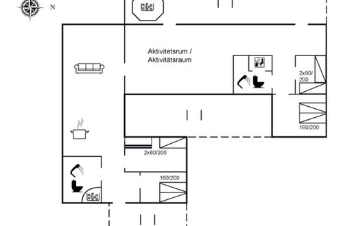 Foto 25 - Casa con 4 camere da letto a Ringkøbing con terrazza e sauna