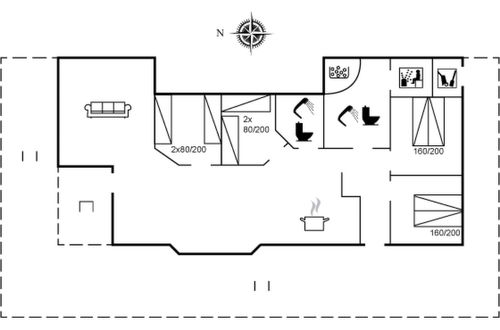 Photo 32 - 4 bedroom House in Saltum with terrace and sauna