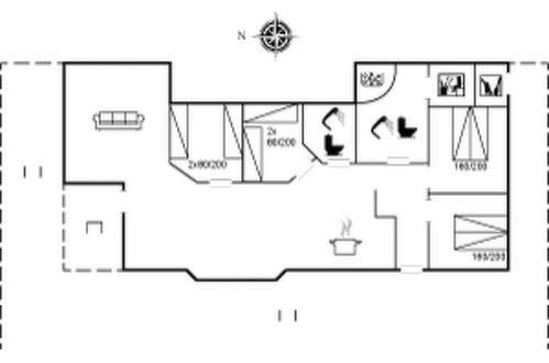 Foto 31 - Casa de 4 quartos em Saltum com terraço e sauna