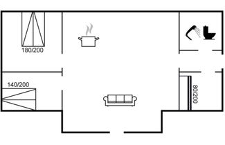 Photo 2 - Maison de 3 chambres à Klitmøller avec terrasse