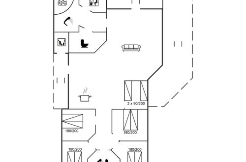 Foto 25 - Casa con 5 camere da letto a Rømø con terrazza e sauna