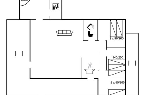 Foto 2 - Casa de 3 quartos em Rømø com terraço e sauna