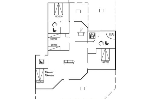 Foto 2 - Casa de 3 quartos em Rømø com terraço e sauna