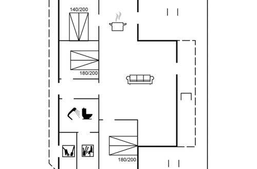 Foto 42 - Casa con 3 camere da letto a Rømø con terrazza e sauna