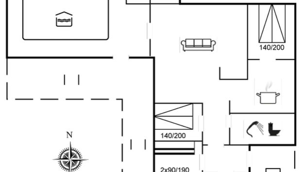 Haus mit 3 Schlafzimmern in Hvide Sande mit privater pool und terrasse - Foto 2