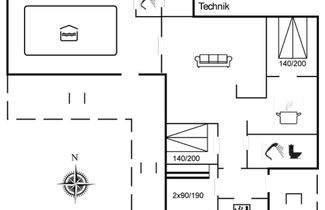 Foto 2 - Casa con 3 camere da letto a Hvide Sande con piscina privata e terrazza
