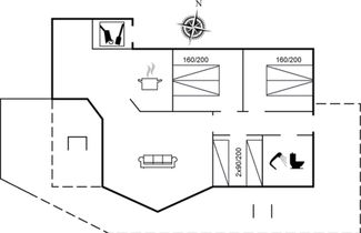 Foto 2 - Casa de 3 quartos em Hvide Sande com terraço