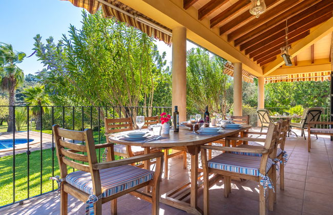 Casa de 4 quartos em Selva com piscina privada e jardim - Foto 28