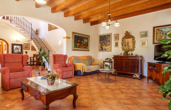 Casa de 4 quartos em Selva com piscina privada e jardim - Foto 6