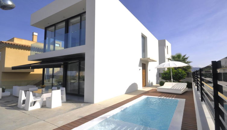 Foto 1 - Casa de 3 habitaciones en Santa Margalida con piscina privada y vistas al mar