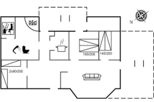 Foto 29 - Casa de 3 quartos em Løkken com terraço e sauna