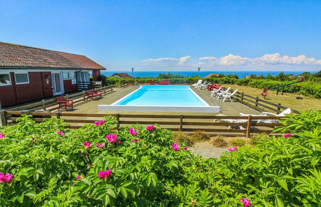 Casa de 2 quartos em Hasle com piscina e terraço - Foto 5