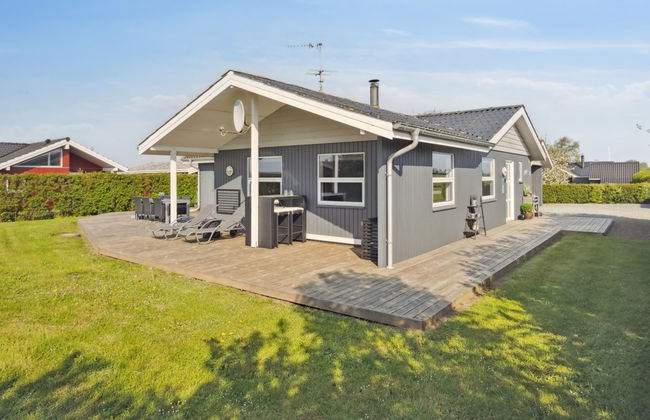 Casa de 3 quartos em Flovt Strand com terraço e sauna - Foto 3