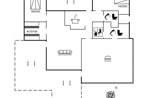 Foto 2 - Casa de 3 quartos em Lønstrup com piscina privada e terraço
