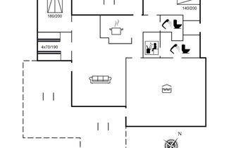 Foto 2 - Casa de 3 quartos em Lønstrup com piscina privada e terraço