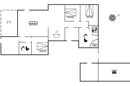 Photo 2 - 3 bedroom House in Saltum with terrace and sauna