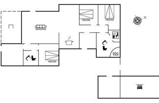 Foto 2 - Casa con 3 camere da letto a Saltum con terrazza e sauna