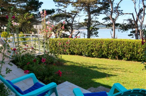 Foto 12 - Casa de 1 quarto em Saint-Michel-en-Grève com jardim e vistas do mar