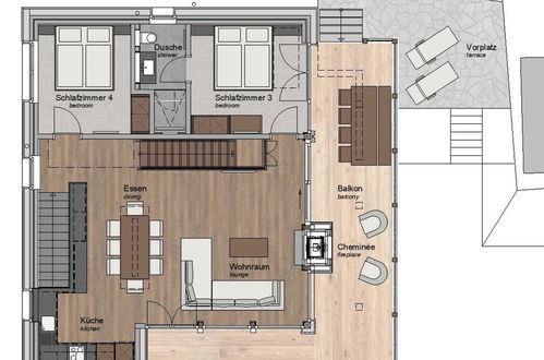 Foto 33 - Apartamento de 4 quartos em Saas-Fee com jardim e sauna