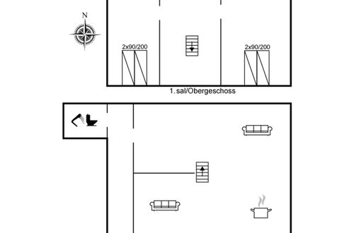 Foto 27 - Appartamento con 2 camere da letto a Allinge con terrazza