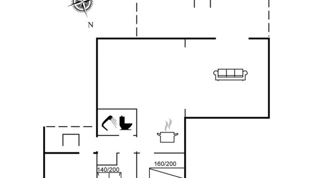Casa con 2 camere da letto a Fjerritslev con terrazza - Foto 2