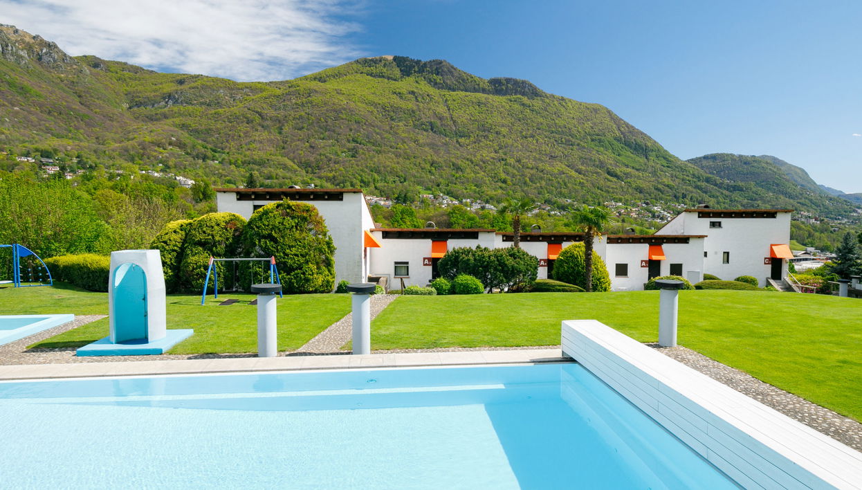 Apartment mit 2 Schlafzimmern in Capriasca mit schwimmbad und garten - Foto 1
