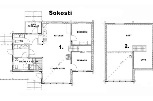 Foto 26 - Casa de 2 habitaciones en Inari con sauna y vistas a la montaña