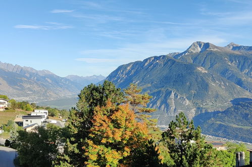 Foto 5 - Apartment mit 3 Schlafzimmern in Crans-Montana mit blick auf die berge