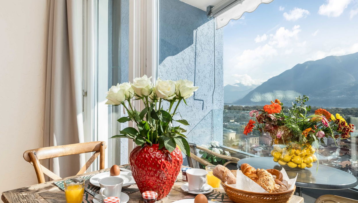 Apartment mit 1 Schlafzimmer in Ascona - Foto 1