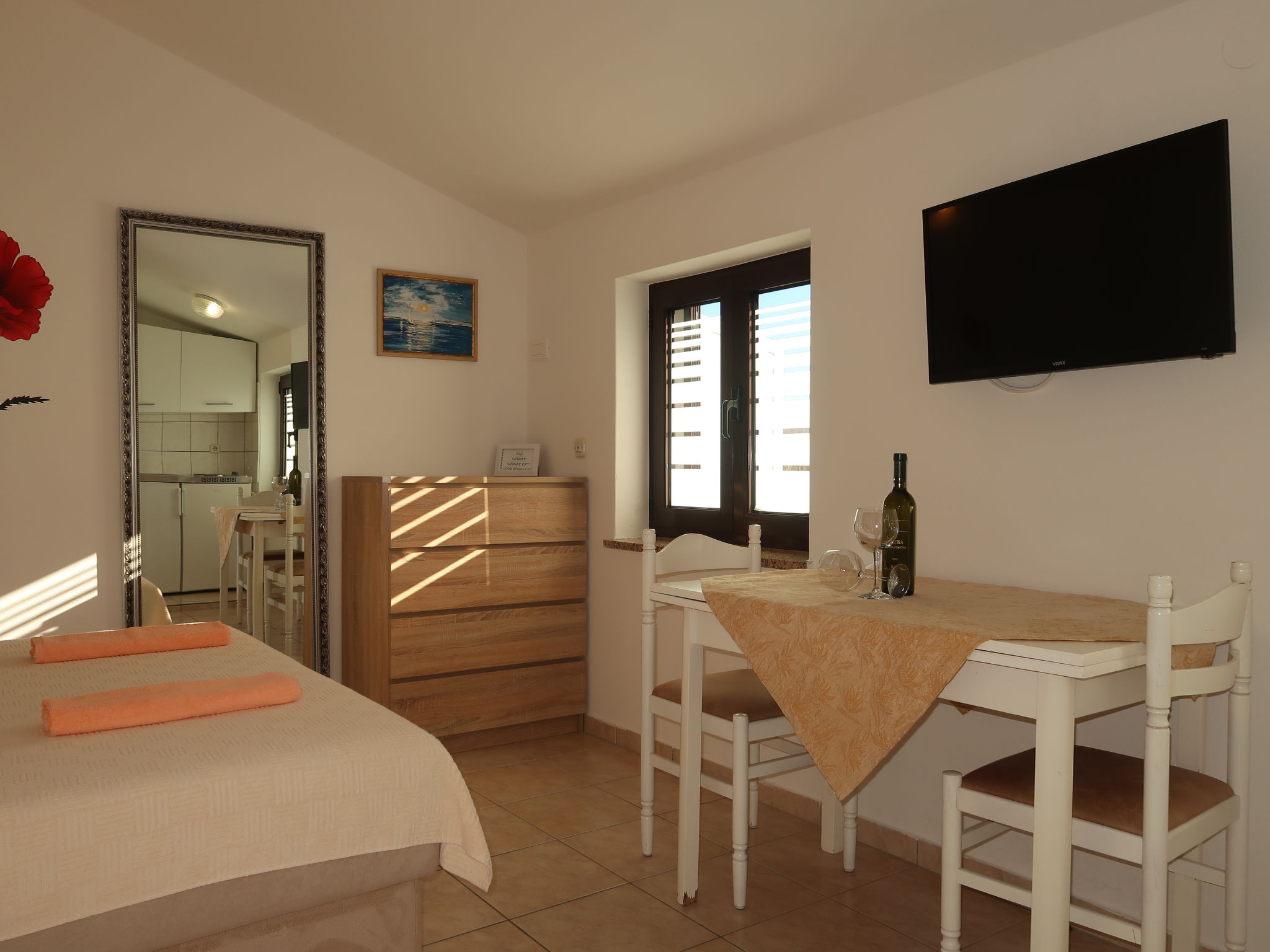 Photo 4 - Apartment in Baška with garden and sea view