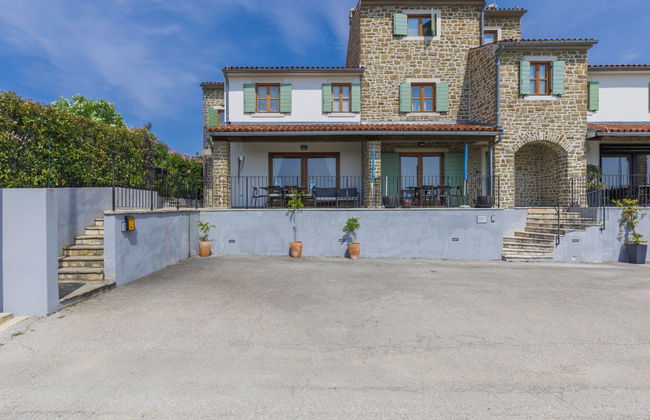 Casa de 4 quartos em Buje com piscina e jardim - Foto 36