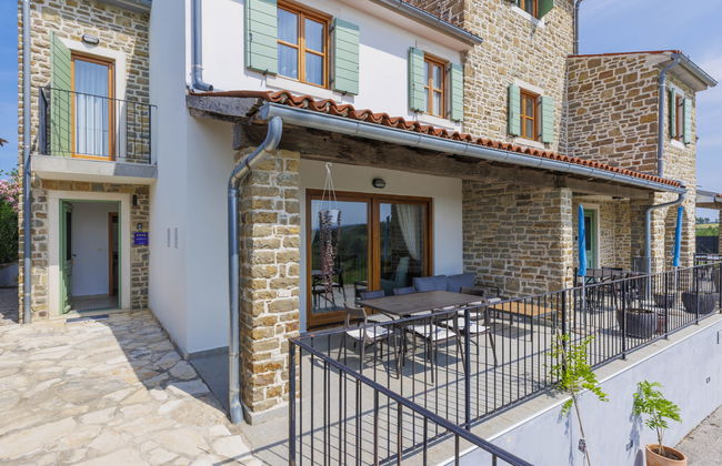 Casa de 4 quartos em Buje com piscina e jardim - Foto 5
