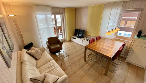 Apartment mit 2 Schlafzimmern in Saanen - Foto 2